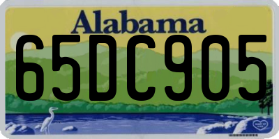 AL license plate 65DC905