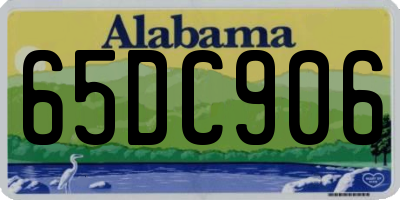 AL license plate 65DC906