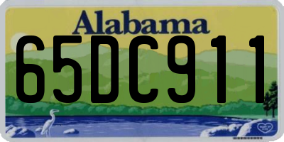 AL license plate 65DC911
