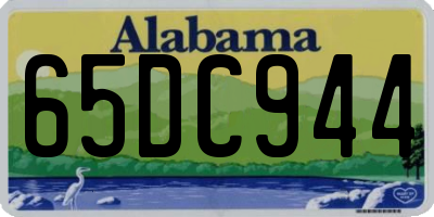 AL license plate 65DC944