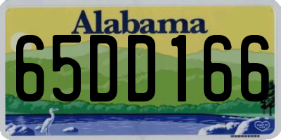 AL license plate 65DD166