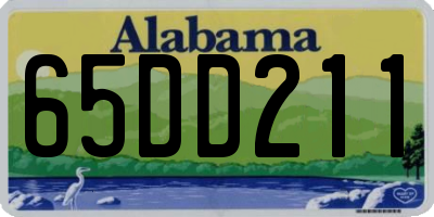 AL license plate 65DD211