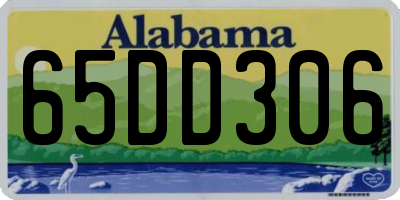 AL license plate 65DD306