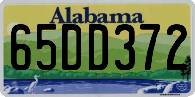 AL license plate 65DD372
