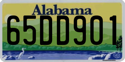 AL license plate 65DD901