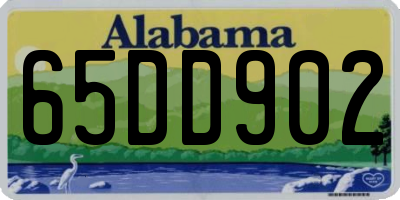 AL license plate 65DD902