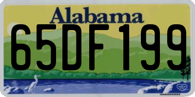 AL license plate 65DF199
