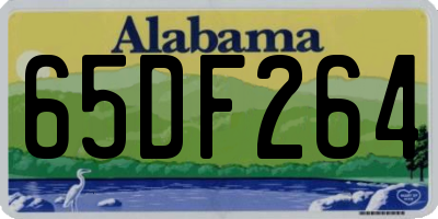 AL license plate 65DF264