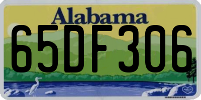 AL license plate 65DF306