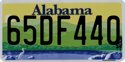 AL license plate 65DF440