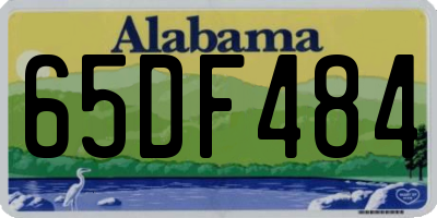 AL license plate 65DF484