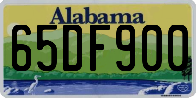 AL license plate 65DF900