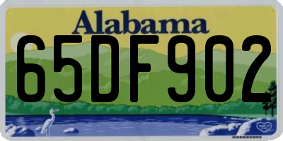 AL license plate 65DF902