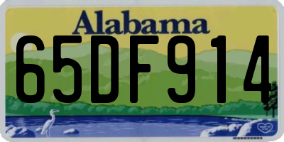 AL license plate 65DF914