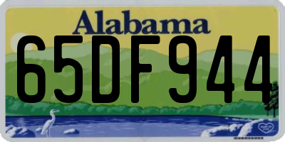 AL license plate 65DF944