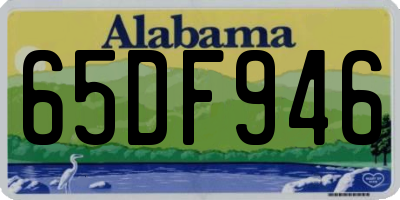 AL license plate 65DF946