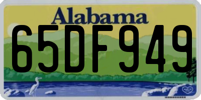 AL license plate 65DF949
