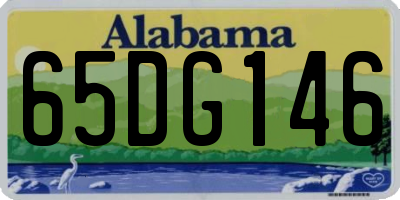 AL license plate 65DG146