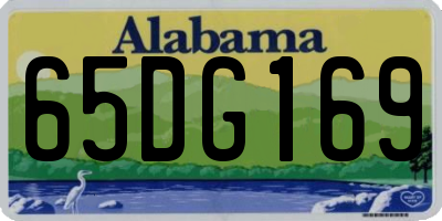 AL license plate 65DG169