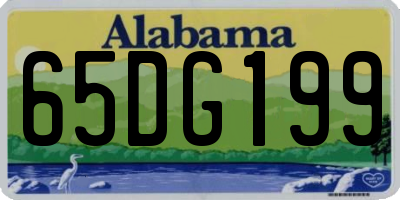 AL license plate 65DG199