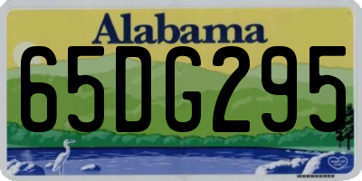 AL license plate 65DG295