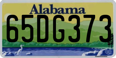 AL license plate 65DG373