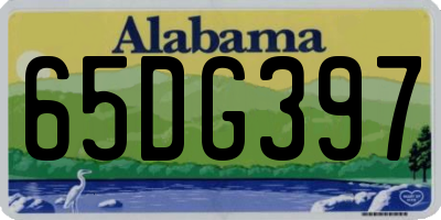AL license plate 65DG397