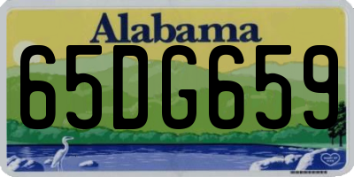 AL license plate 65DG659