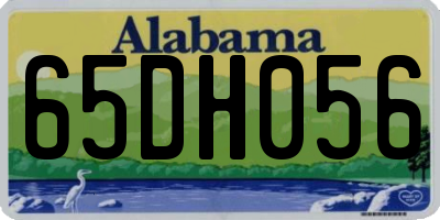 AL license plate 65DH056