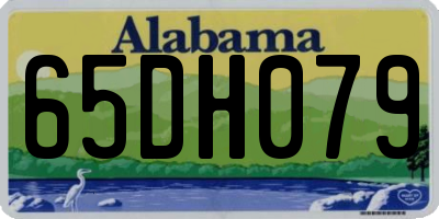 AL license plate 65DH079