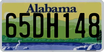 AL license plate 65DH148