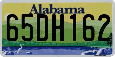 AL license plate 65DH162