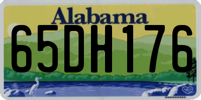 AL license plate 65DH176