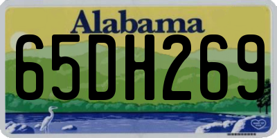AL license plate 65DH269