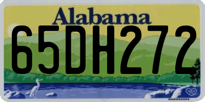 AL license plate 65DH272