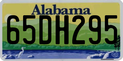 AL license plate 65DH295
