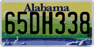 AL license plate 65DH338