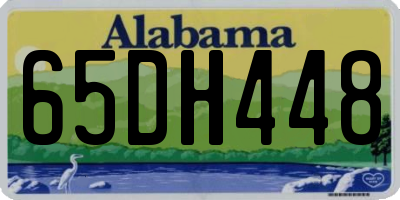 AL license plate 65DH448