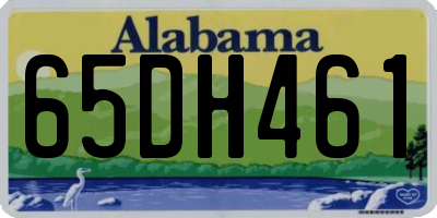 AL license plate 65DH461