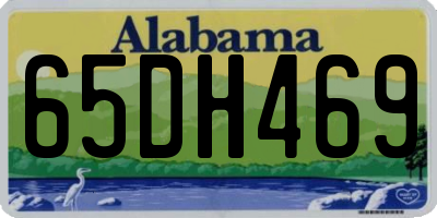 AL license plate 65DH469