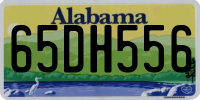 AL license plate 65DH556