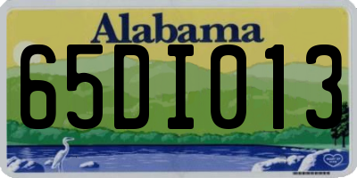 AL license plate 65DI013