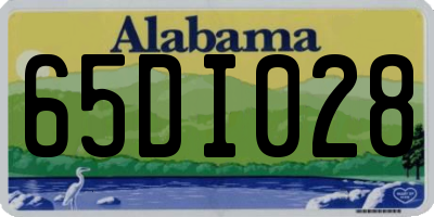 AL license plate 65DI028