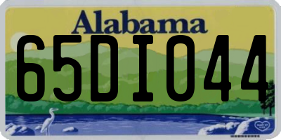 AL license plate 65DI044