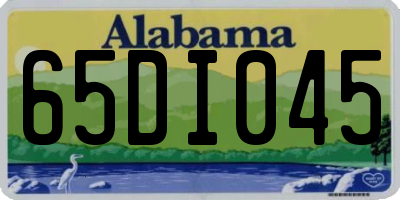 AL license plate 65DI045