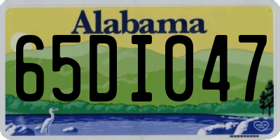 AL license plate 65DI047