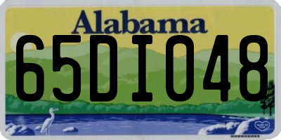AL license plate 65DI048
