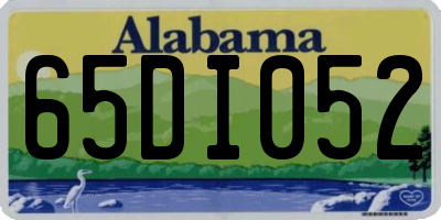 AL license plate 65DI052