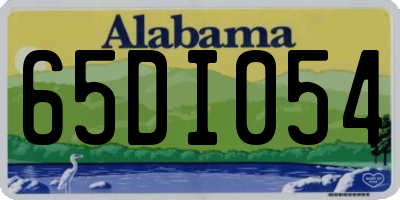 AL license plate 65DI054