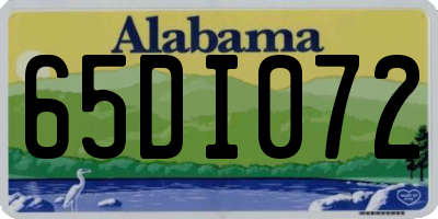 AL license plate 65DI072